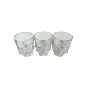 Vintage Bormioli Rocco Selecta Whiskey‎ Glasses Set Of 3 Clear